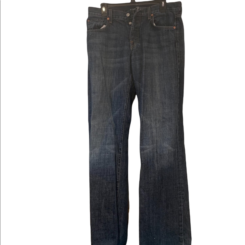 7 For All Mankind 
Mens Sz32 
Long Relaxed Button Fly 
7-FAMK 
Great Condition.
